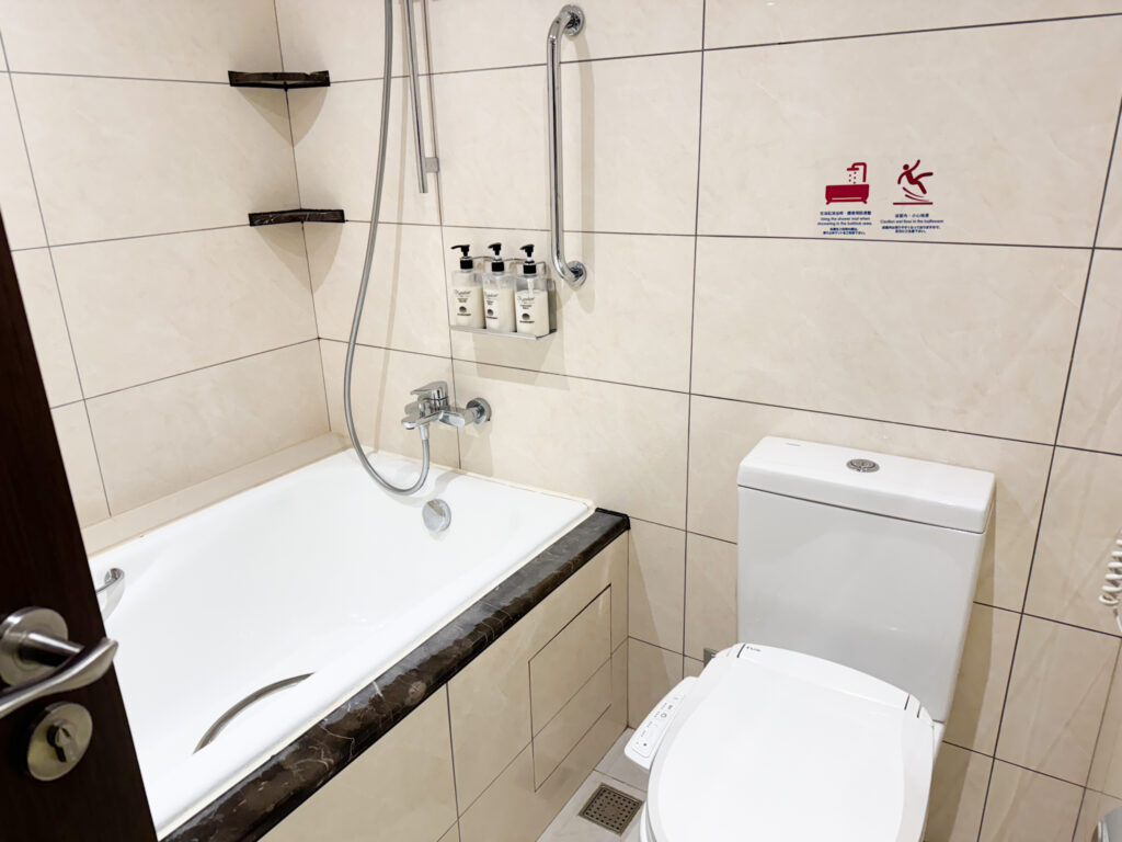 茹曦酒店的廁所,不是乾濕分離