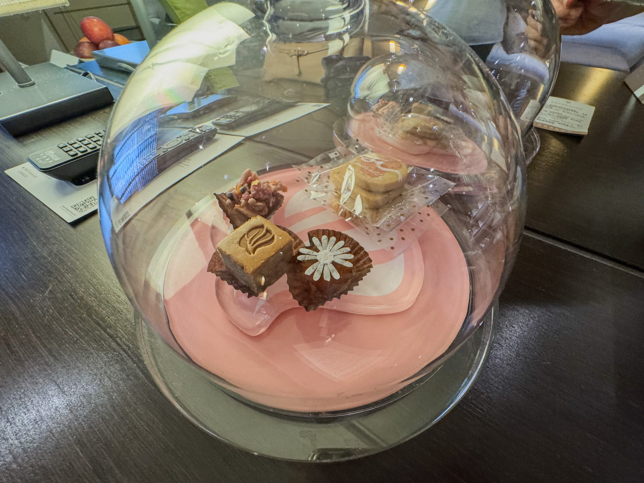 大地酒店-招待用的餅乾